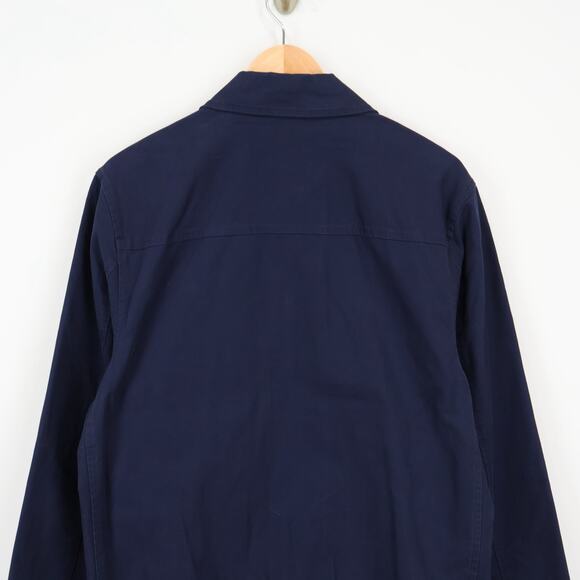 J.Crew Mens Herrington Utility Jacket Cotton Twill Navy Blue Size Medium NWT - Picture 10 of 10